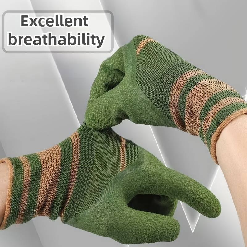 Work Gloves Color Green