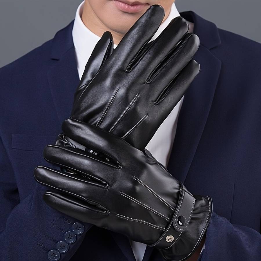 Winter Gloves Color Black