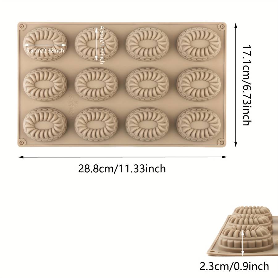 Suitable For Baking Molds Color Curry Quantity 1Pc