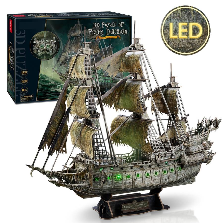 3D Jigsaw Puzzle Model Ship Items Flying Dutchman