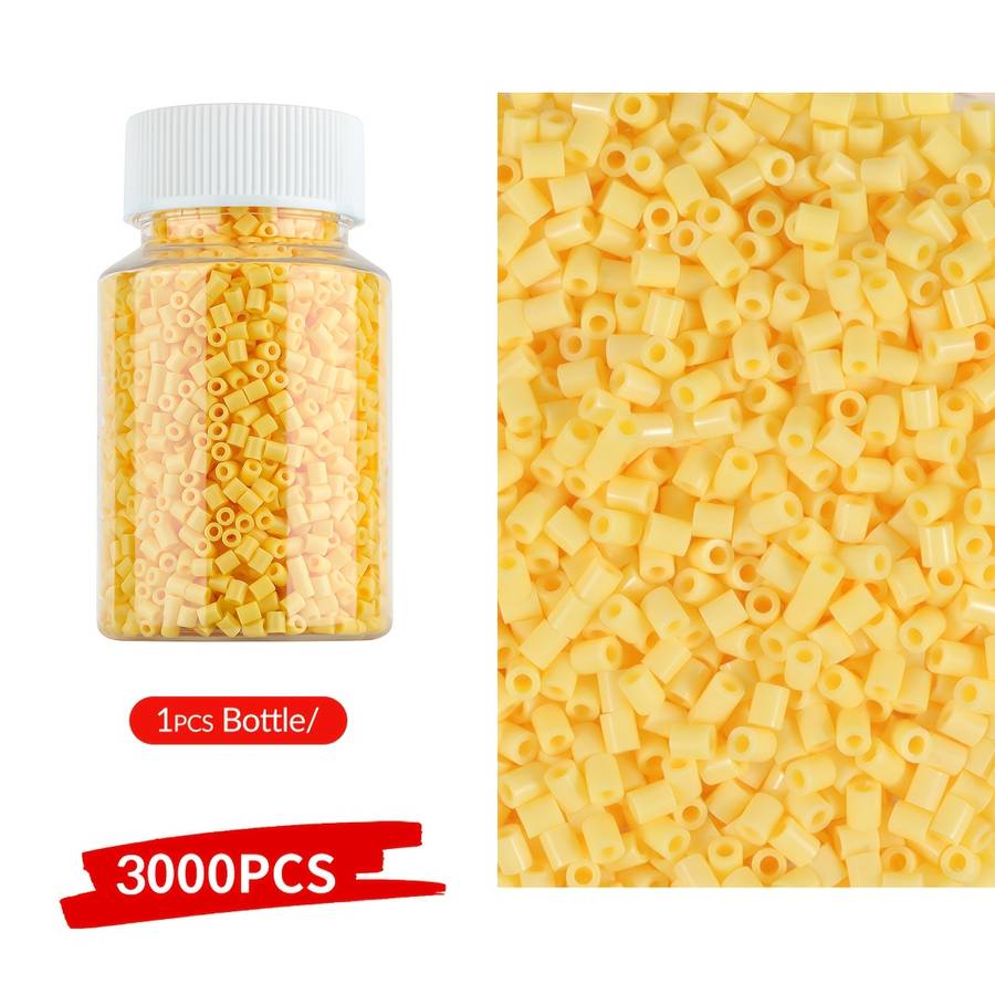 Perler Bead Set Bottle Orange Yellow A5 3K