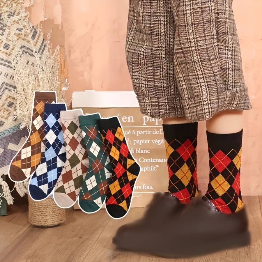 Women S Socks Color 5Pack Mixed Colors Size Onesize