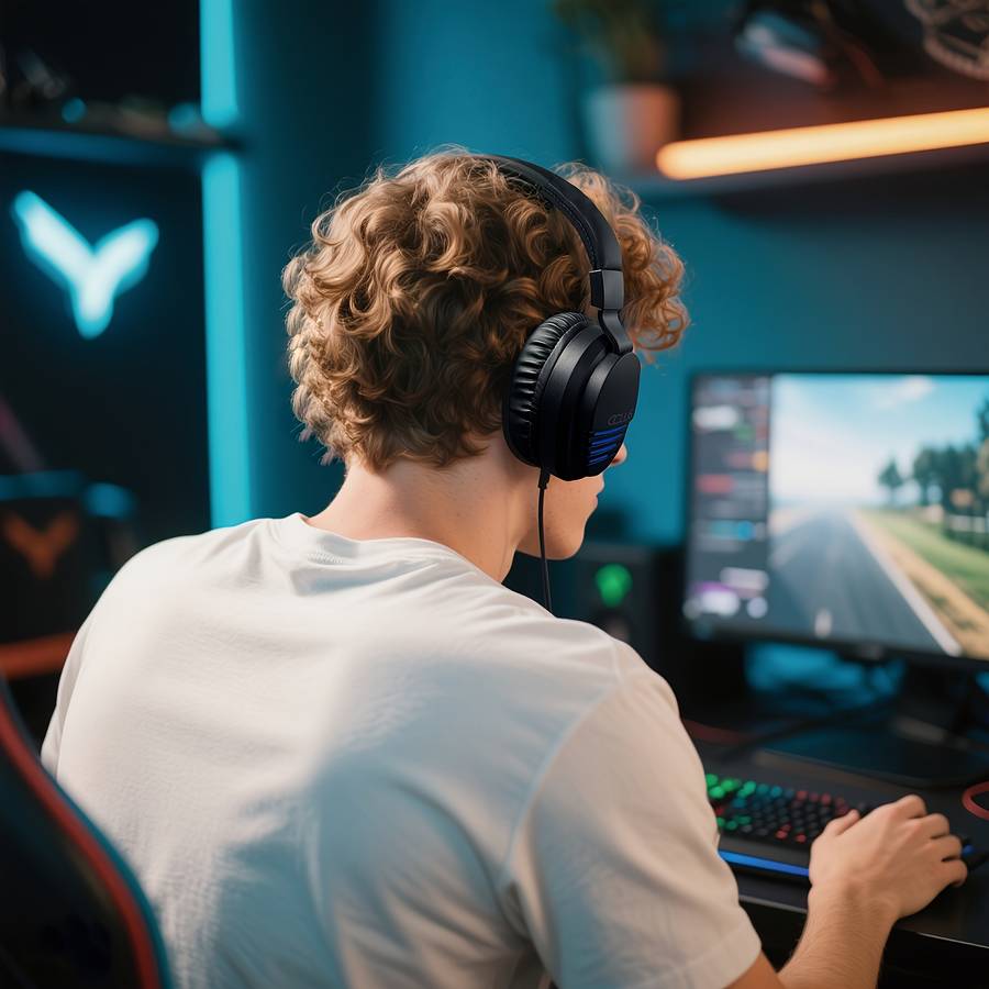 Headset Headphones Over Ear