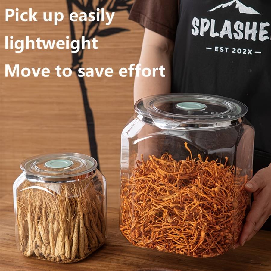Sealed Jar Capacity 5L Quadrilateral Sealed Jar