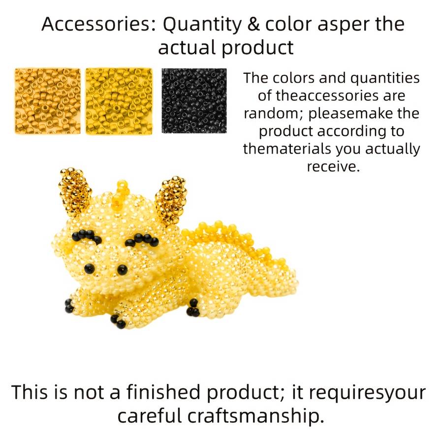 Perler Bead Set Blue Dragon Xy002 2