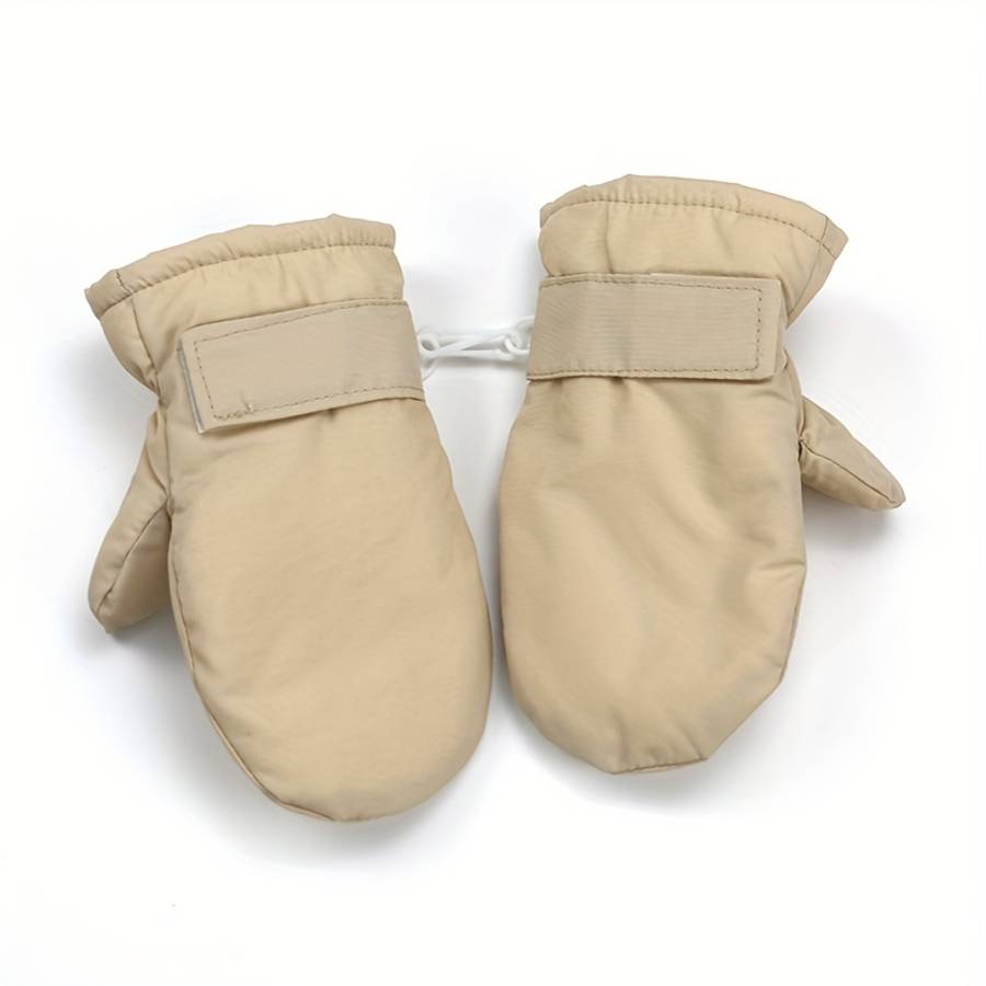 Winter Gloves Color Gray Size 4 To 6 Years