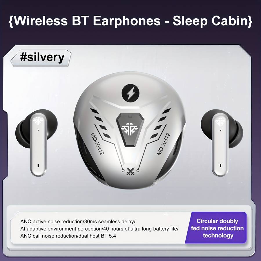 Rechargeable Wireless Earbuds Headphones Headset