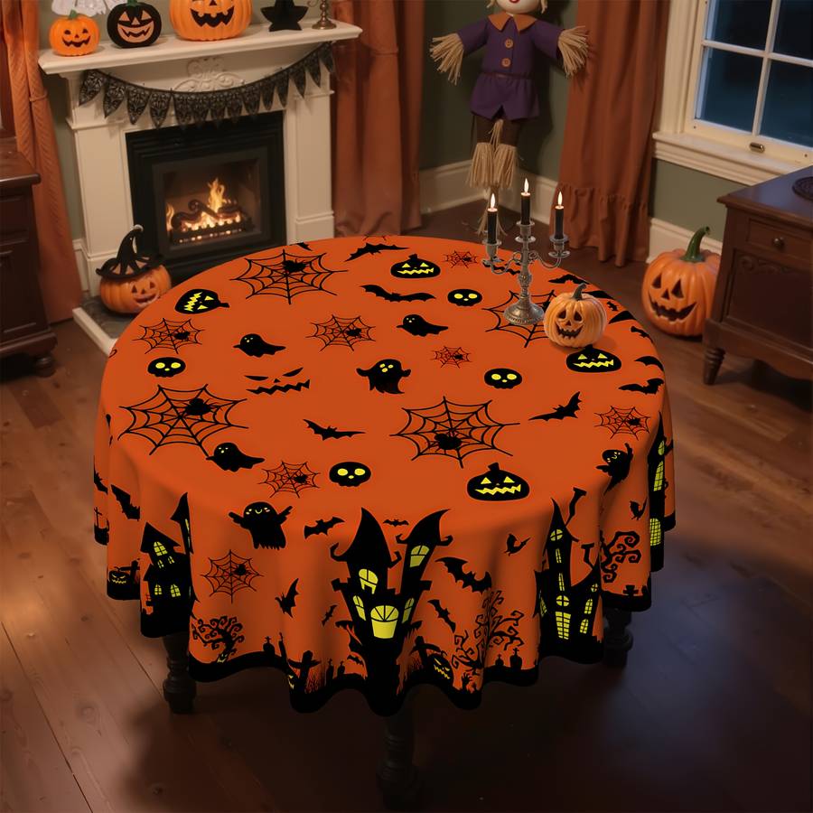Halloween tablecloth decoration size 60x102in 152x259cm or Rectangle