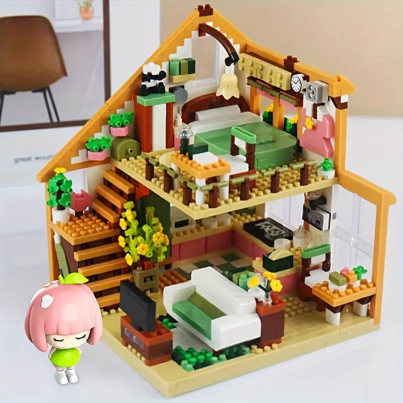 Building Toy Architectural Model Toy Set Quantity 1412Pcs