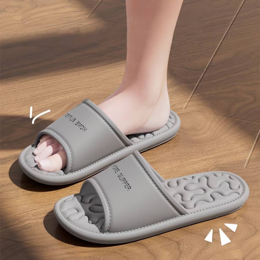 Men Slippers Summer Style Brown Size Uk 4.5 To 5