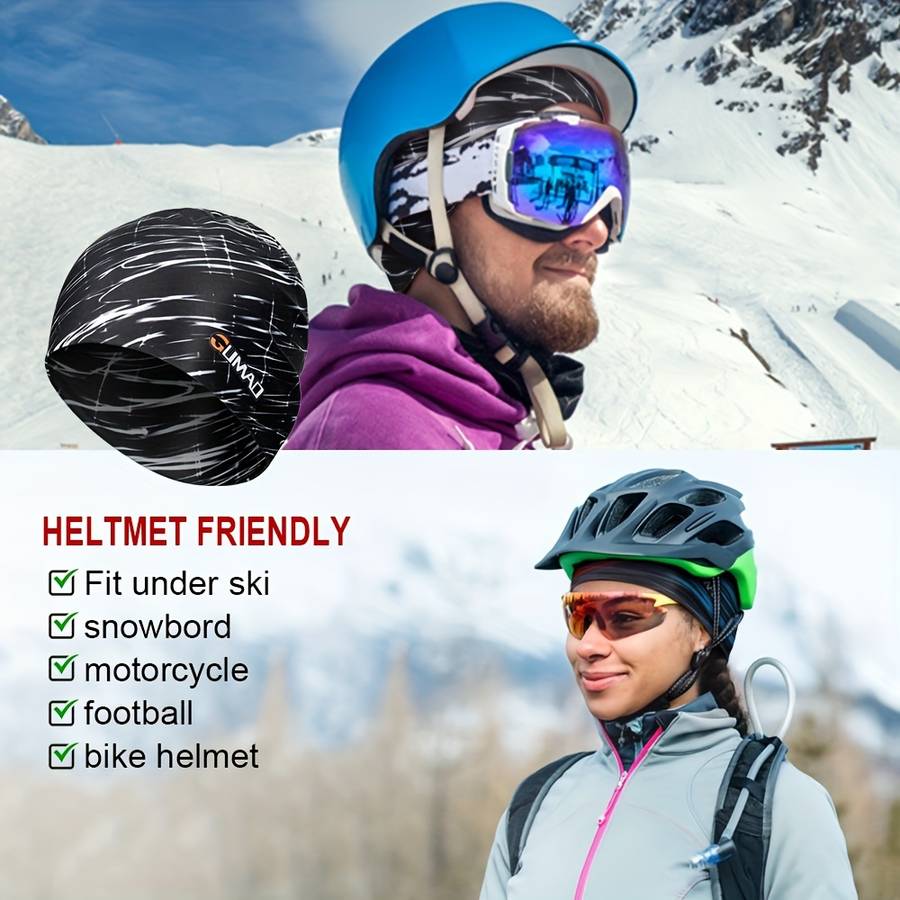 1pc WTACTFUL Winter Beanie Hat for Men Windproof Outdoor Headwear for Skiing Cycling Runnin