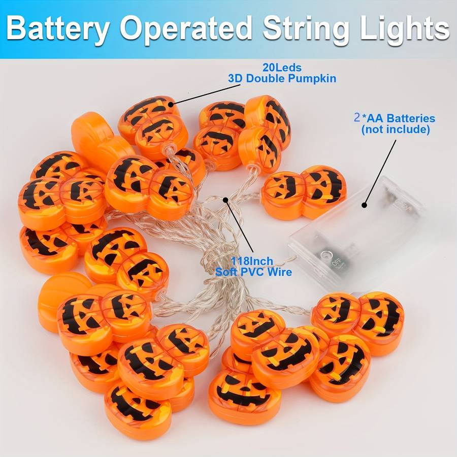 Halloween Decorations Color Warm White Light Quantity 10 Leds