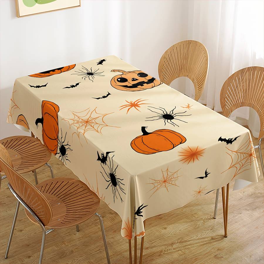Halloween tablecloth decoration size 140cm x 220cm or 55.12in x 86.61in
