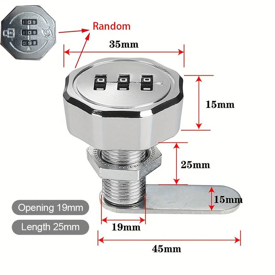 Lock Size 20Mm Style Color 3