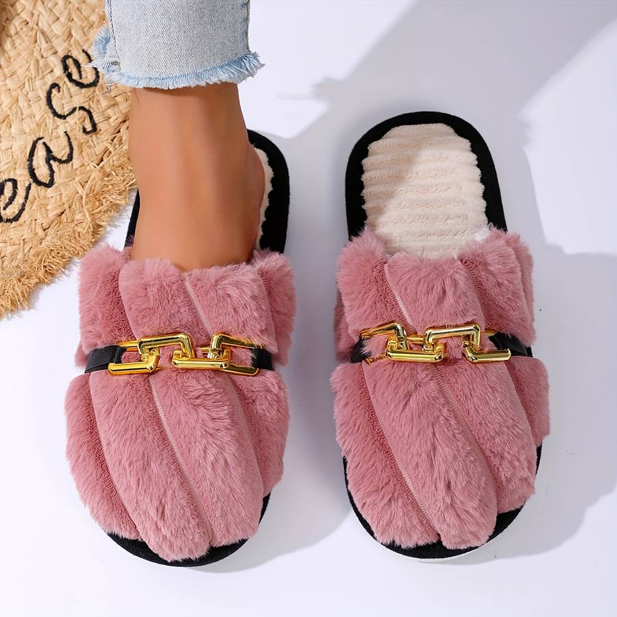 Cotton Slippers Color Tender Red Sizeuk 4.5-5