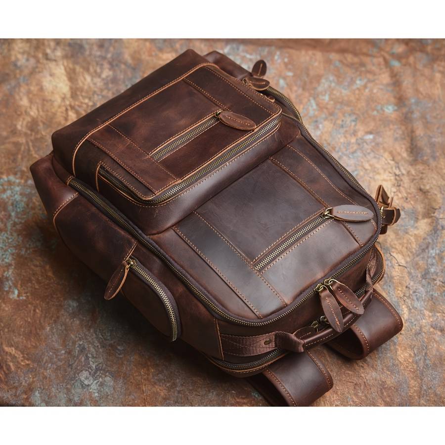 Men S Backpack Retro Coffee