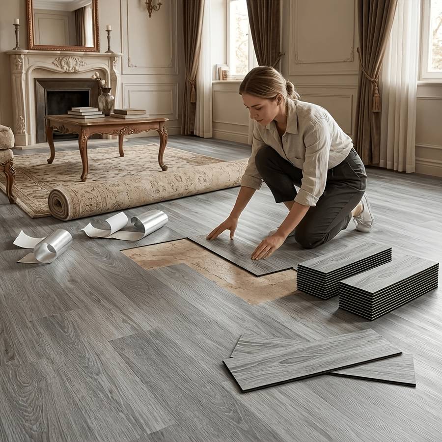 Self Adhesive Floor Stickers Xrwe839 25 Pieces