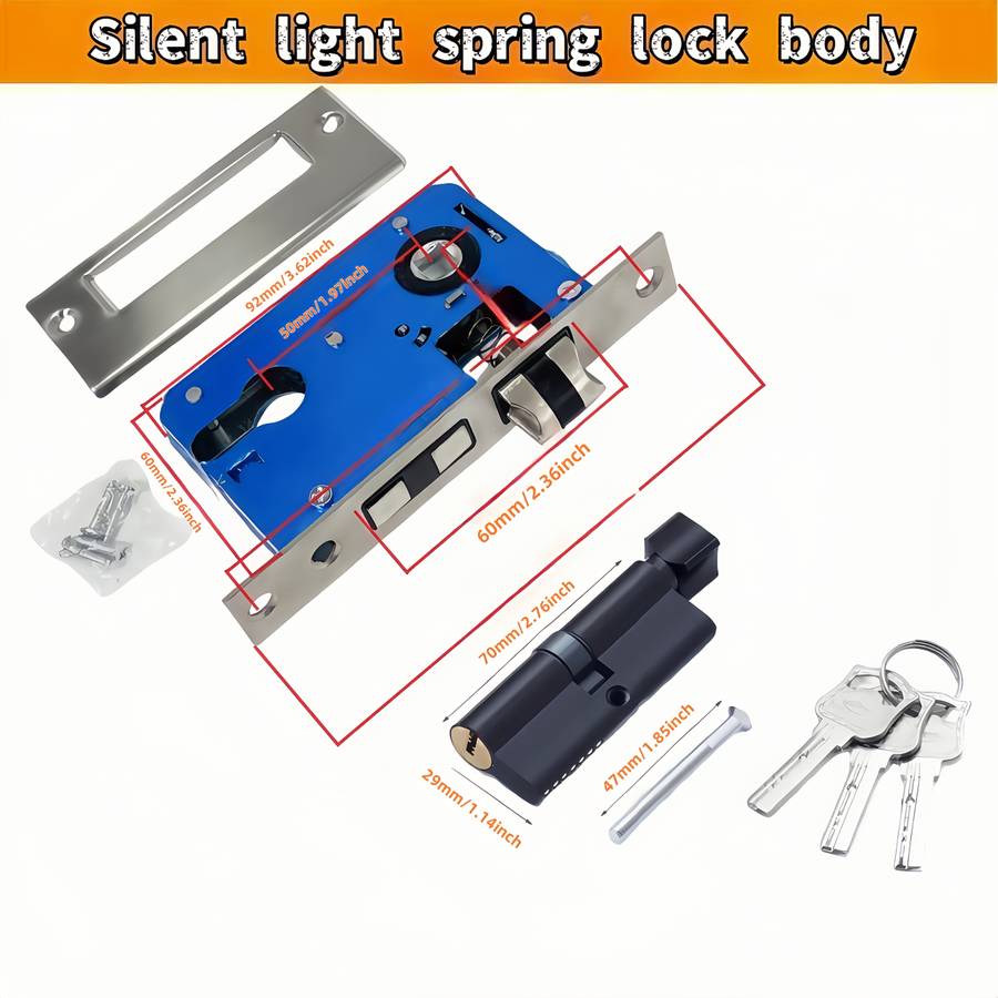 Lock Style Tt51 Minimalist Black Golden Small 50 Quantity 3 In 1 Set