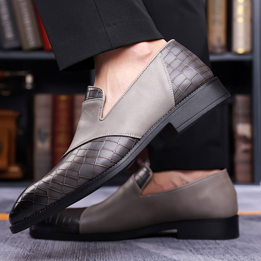 Mens Leather Shoes Color Black Sizeuk 10