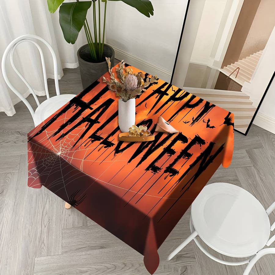 Halloween tablecloth decoration size 55.1 x 70.8in or 140 x 180cm