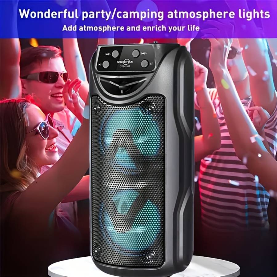 Heavy-Duty Dual Channel Design Super Loud Sound, Outdoor For Live Performance