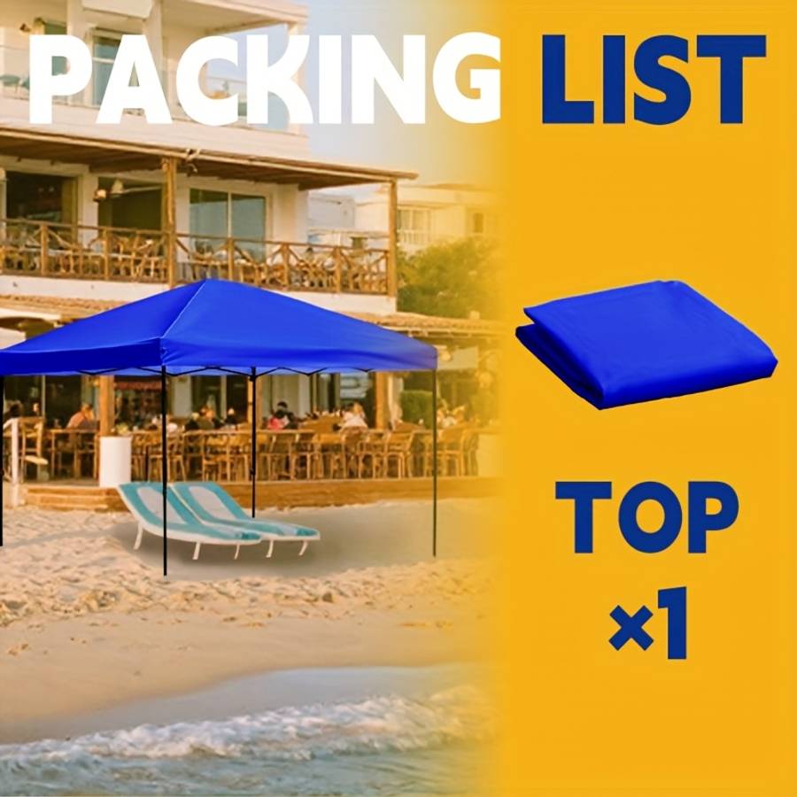Shade Awning Color Blue210D Size2.5 M  2.5 M