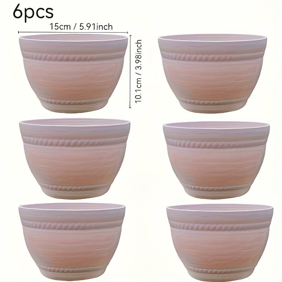 Flowerpot Color No  5 Pink With Tray