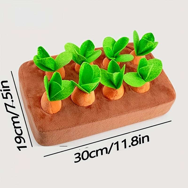 Pet Supplies Quantity 8  Hole Rabbit Carrot Toy