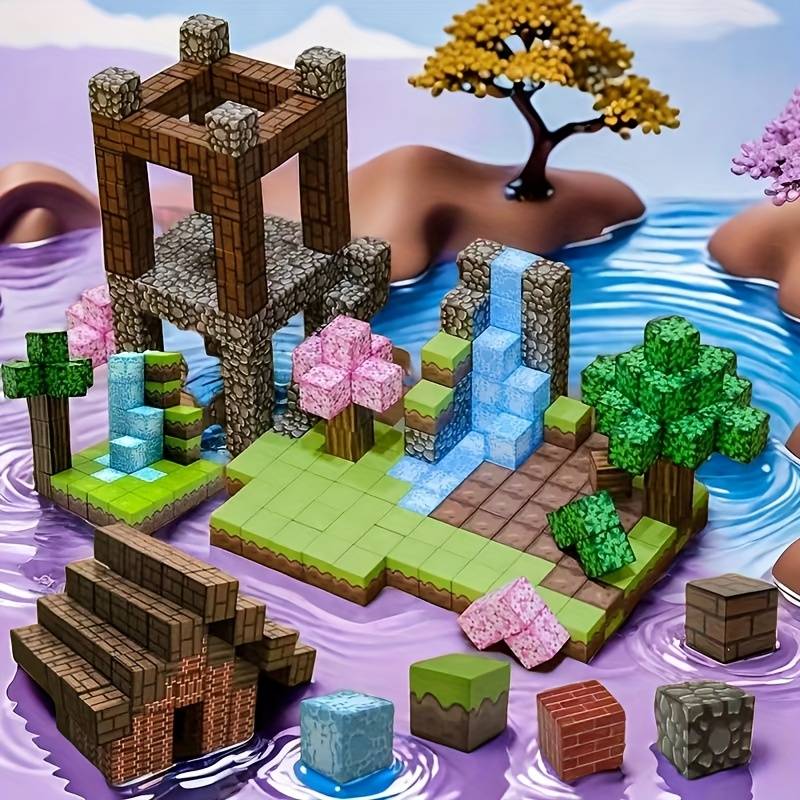 Building Toy Architectural Model Toy Set Model Random 500 Blocks