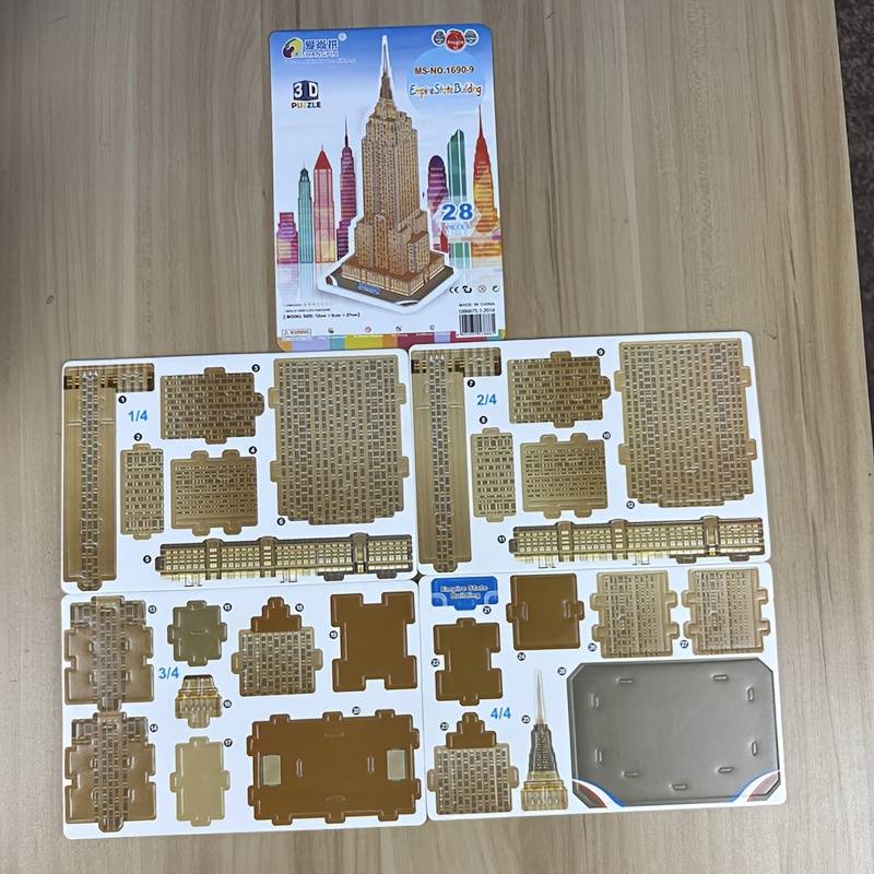 Building Toy Architectural Model Toy Set Model Ms1690 9