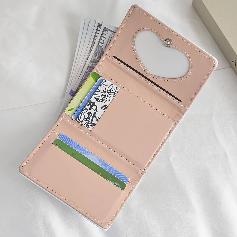 1pc Benjamin Franklin $100 Bill Design Novelty WalletStylish Trifold Card Holder with Multiple S
