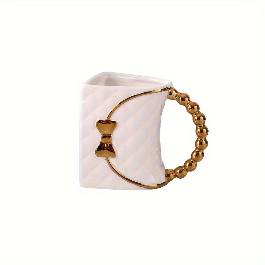 Water Cup Model Ceramic Bag Cup Black
