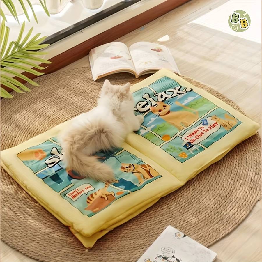 Pet supplies Style Cute Book Mat