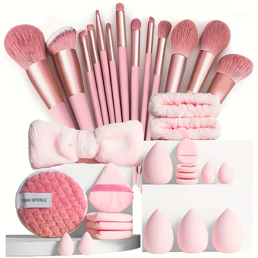 Makeup Brush Set Color Black Quantity16Pcs