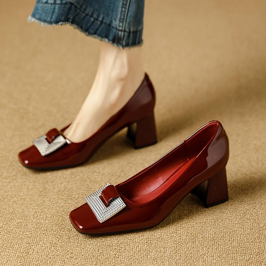 Women S High Heels Color Burgundy Sizeuk 3