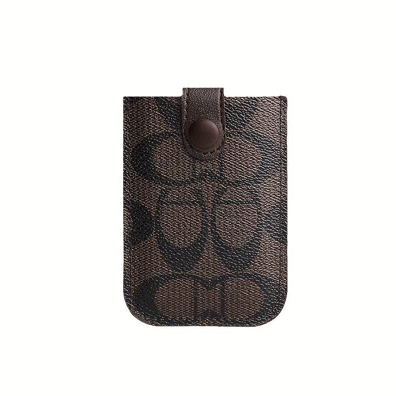 1pc Women's Slim Credit Card Holder WalletMulti-Slot Organizer with Secure Snap Closure Compact