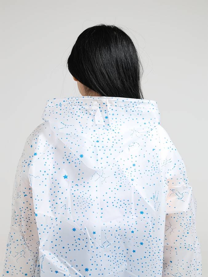 Raincoat White Size Asian Onesize