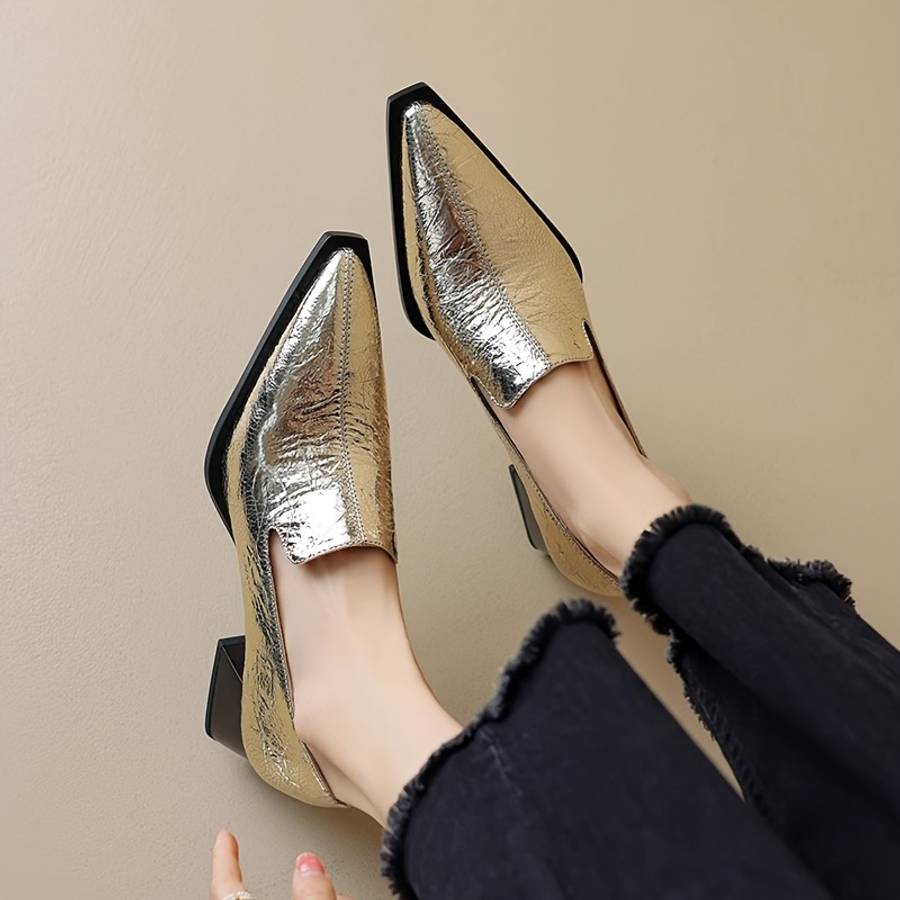 Women S High Heels Color Golden Sizeuk 2.5