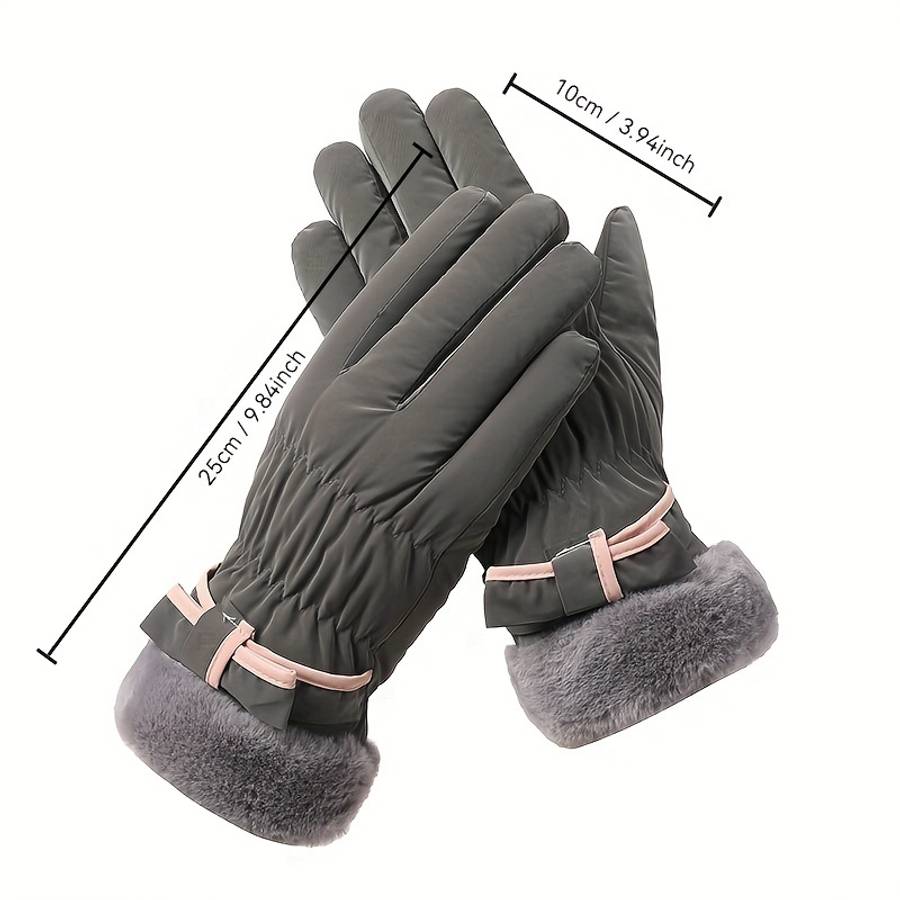 Winter Gloves Color Grey