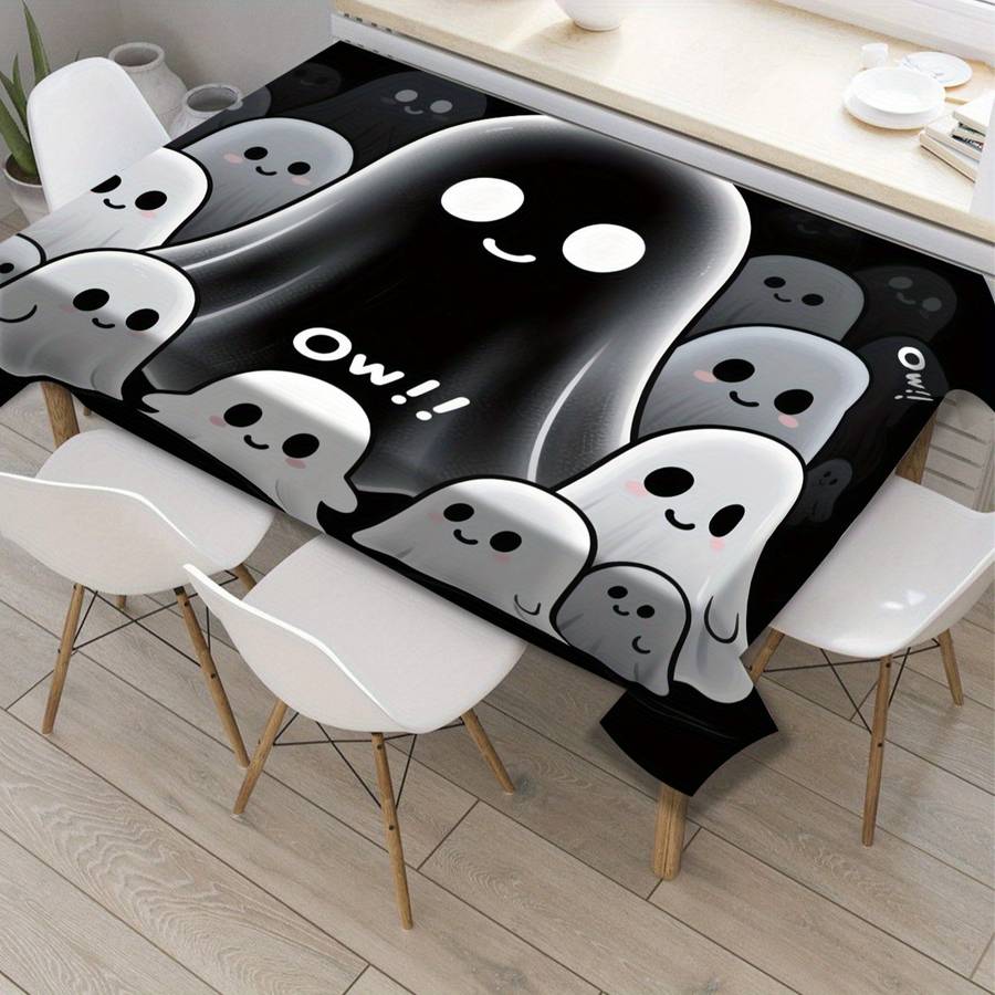 Halloween tablecloth decoration size 55.1 x 78.7in or 140 x 200cm