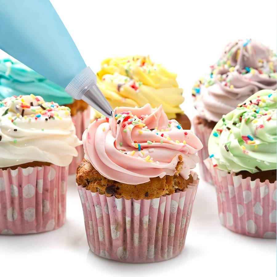 Professional Cake Decorating Head Style New 14 Mouth Eva Blue 16 Piece Set