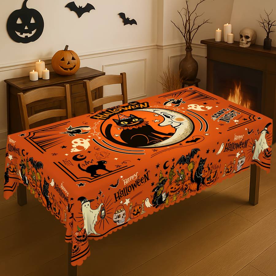Halloween tablecloth decoration size Rectangle 152220cm
