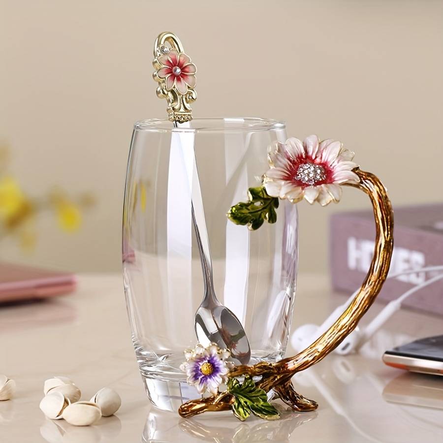 Water Cup Model 320Ml Short Cup   Spoon