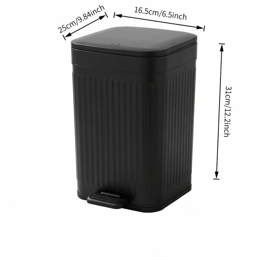 Garbage Can Color Black