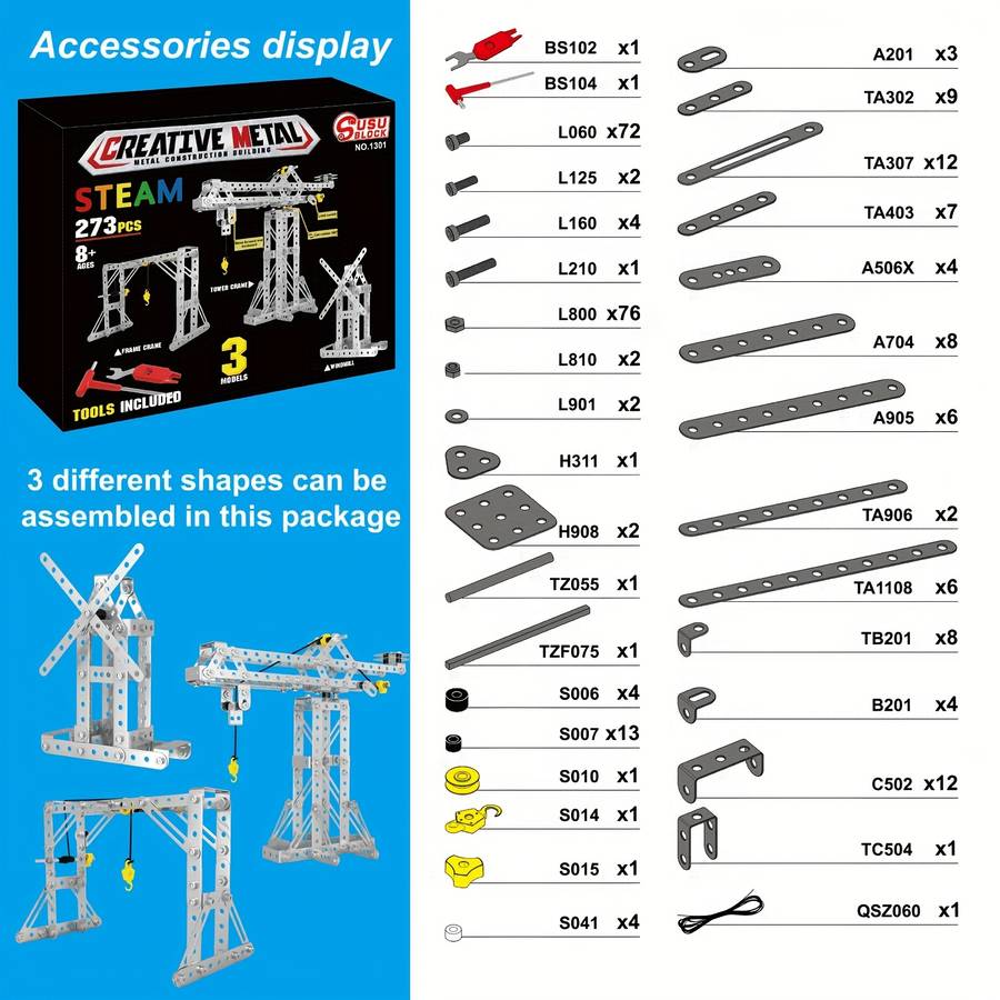 Building Toy Architectural Model Toy Set Style Hanging Tower 3 Models