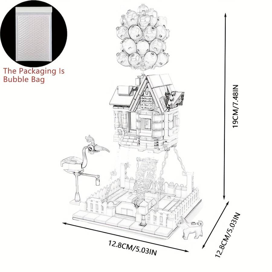 Building Toy Architectural Model Toy Set Style House