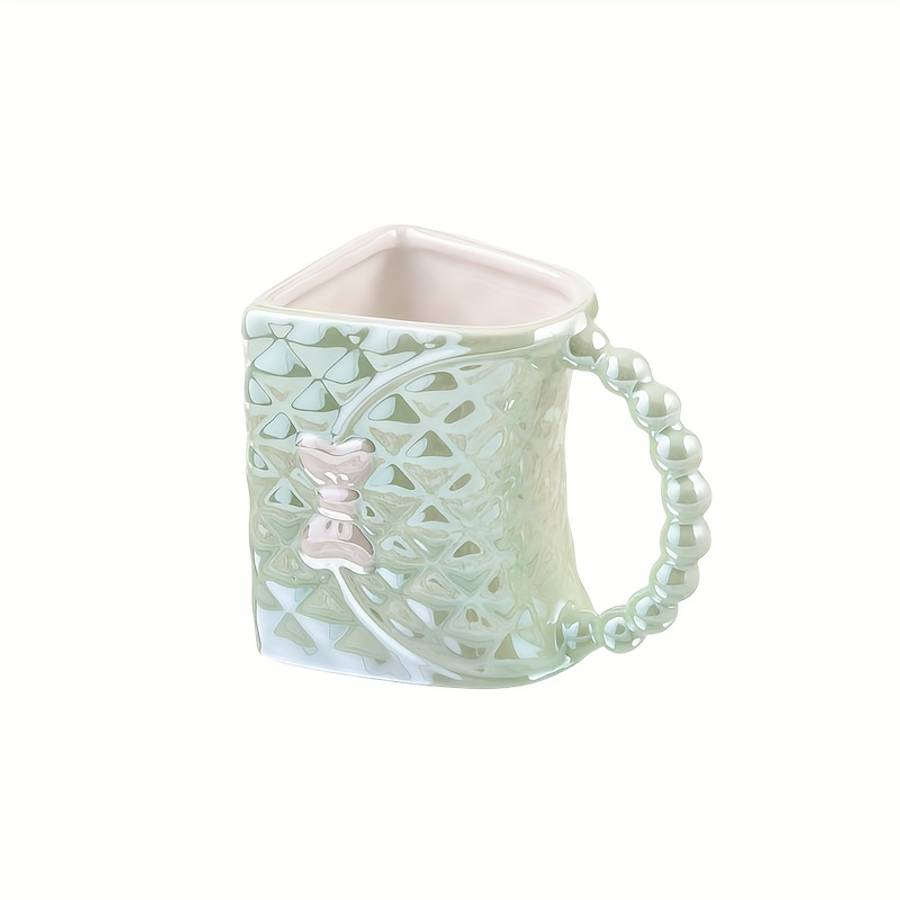 Water Cup Model Ceramic Bag Cup Black