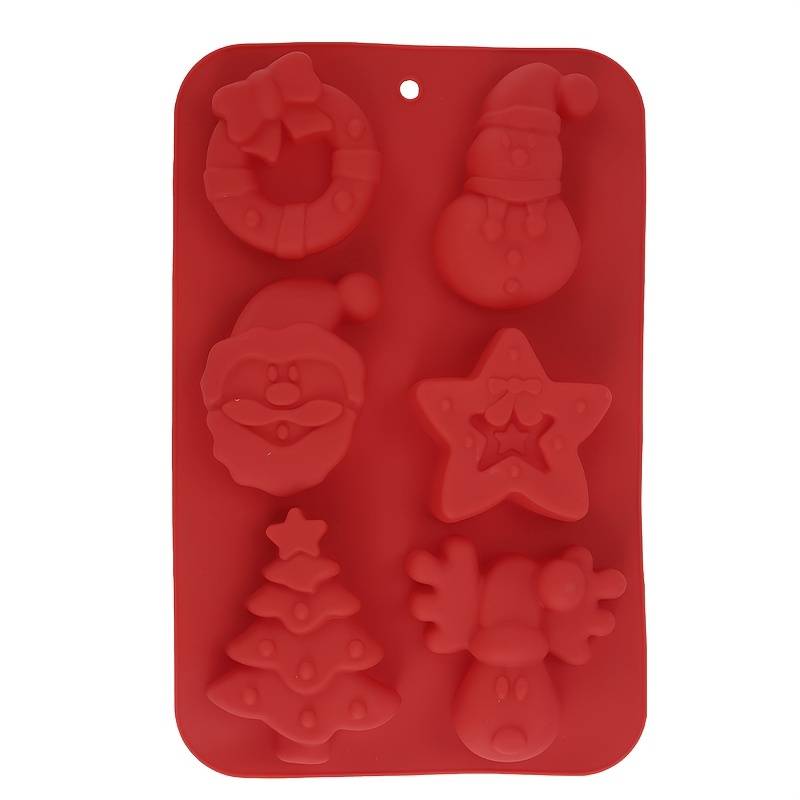 Suitable For Baking Molds Color Rectangle  Red