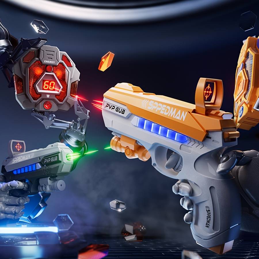 Toy Gun Color Orangegrey Set