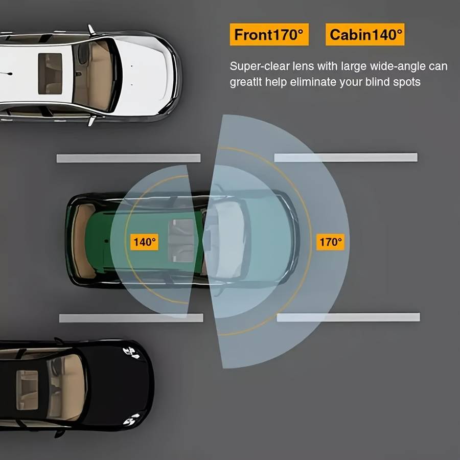 Superior Exclusive Dash Cam Cameras Car Blind Spot Assist Video Recorder Wide